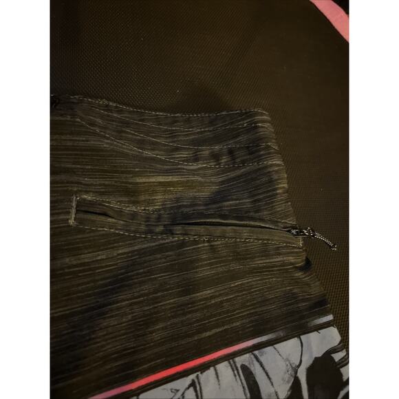 Burnside Men's Swim Trunks Blue Gray Board Shorts Back Zip Hawaiian Size 30 - Picture 5 of 6